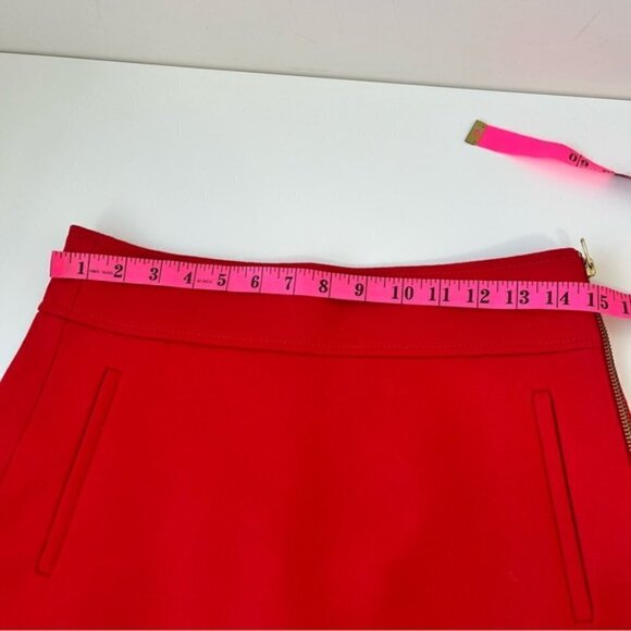 J CREW SEEN ON TV DOUBLE-SERGE WOOL MINI SKIRT - Picture 9 of 11